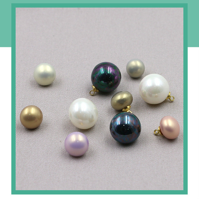 Pakiet 10 sztuk wysokiej jakości imitacji guzików perłowych plastikowych do szycia ubrań dziecięcych, damskich koszul i swetrów - Wianko - 1