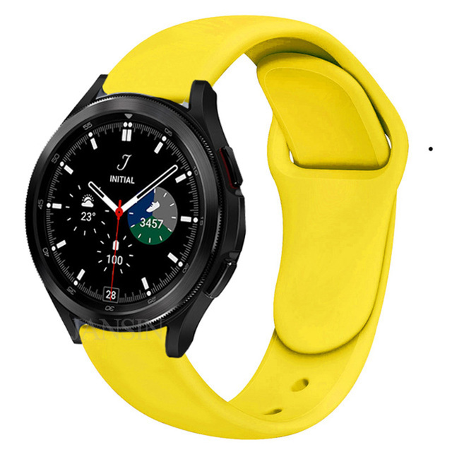 Silikonowy pasek do zegarka Samsung Galaxy 4 - 42mm 46mm - czarny principe - na nadgarstek - Wianko - 5