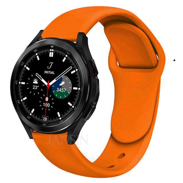 Silikonowy pasek do zegarka Samsung Galaxy 4 - 42mm 46mm - czarny principe - na nadgarstek - Wianko - 4