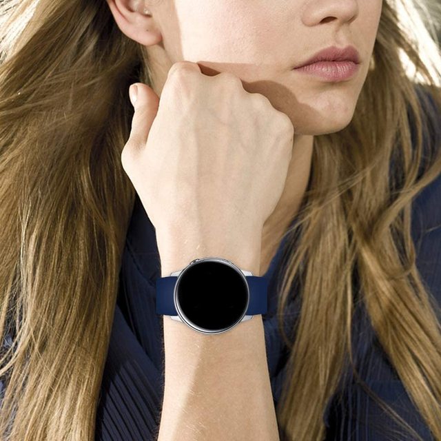 Silikonowy pasek do zegarka Samsung Galaxy 4 - 42mm 46mm - czarny principe - na nadgarstek - Wianko - 10