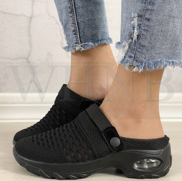 Nowe sandały na co dzień z poduszkami i antypoślizgowymi platformami dla kobiet w 2022 roku - Wianko - 2