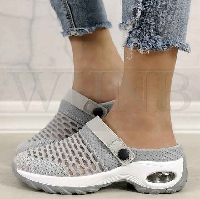 Nowe sandały na co dzień z poduszkami i antypoślizgowymi platformami dla kobiet w 2022 roku - Wianko - 3
