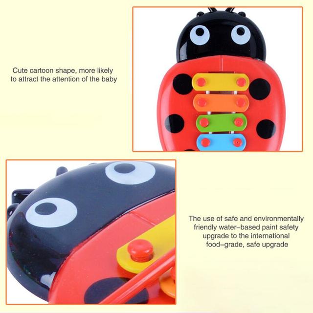 Zabawkowy instrument muzyczny Funny Cartoon - wkładka Beetle dla dzieci, przedszkole, nauka numerów - Wianko - 10