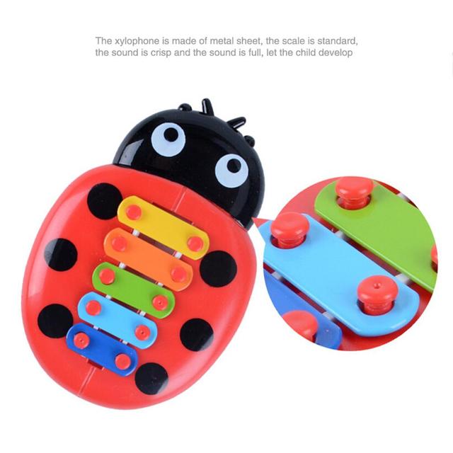 Zabawkowy instrument muzyczny Funny Cartoon - wkładka Beetle dla dzieci, przedszkole, nauka numerów - Wianko - 6