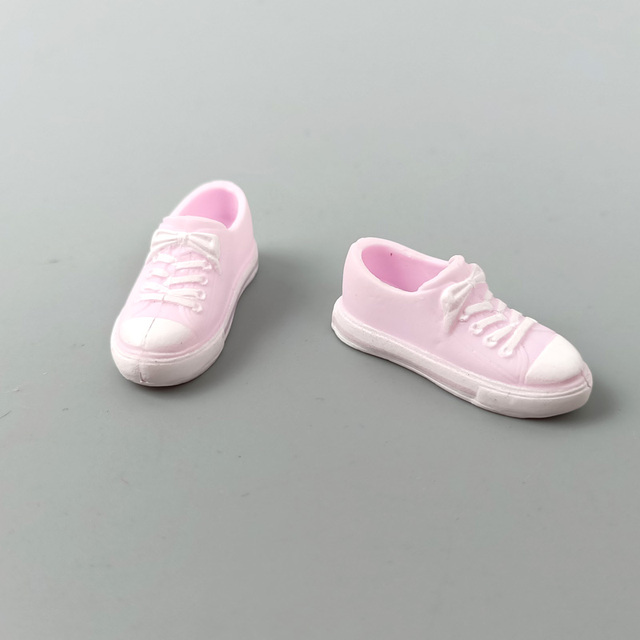 Trampki kolorowe dla lalki Barbie w stylu Casual, buty dla Blythe Licca - stopy płaskie, akcesoria 1/6 - Wianko - 13