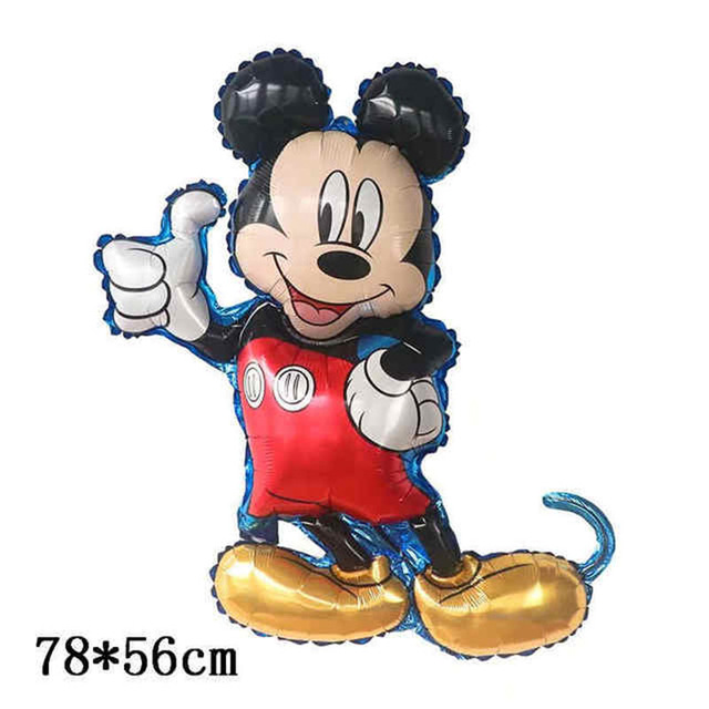 Dekoracja urodzinowa Disney Mickey Minnie Mouse z balonów foliowych - Baby Shower Party balony dziecięce zabawki Air Globos - Wianko - 9