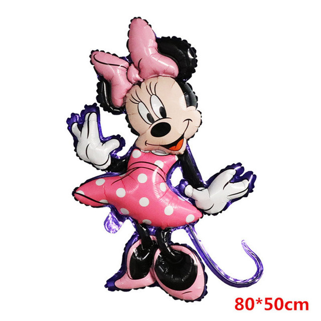 Dekoracja urodzinowa Disney Mickey Minnie Mouse z balonów foliowych - Baby Shower Party balony dziecięce zabawki Air Globos - Wianko - 8