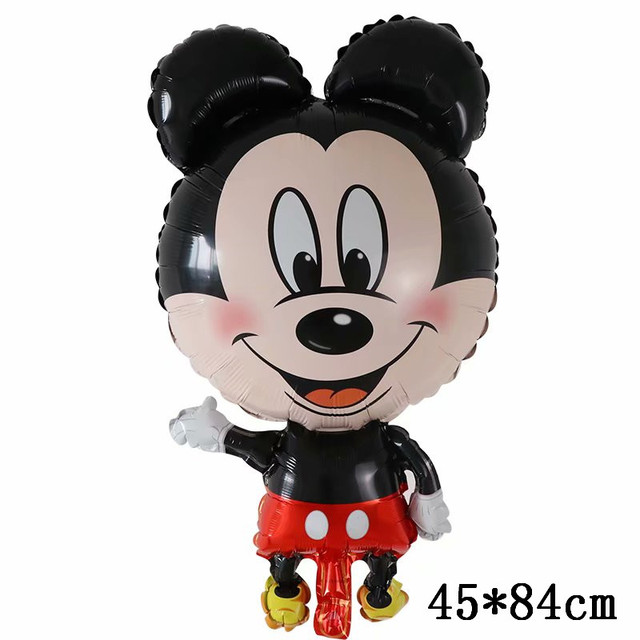 Dekoracja urodzinowa Disney Mickey Minnie Mouse z balonów foliowych - Baby Shower Party balony dziecięce zabawki Air Globos - Wianko - 5