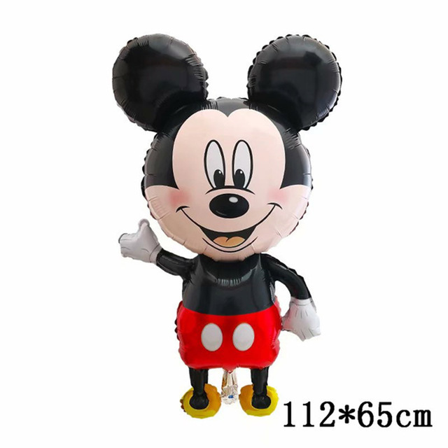Dekoracja urodzinowa Disney Mickey Minnie Mouse z balonów foliowych - Baby Shower Party balony dziecięce zabawki Air Globos - Wianko - 1