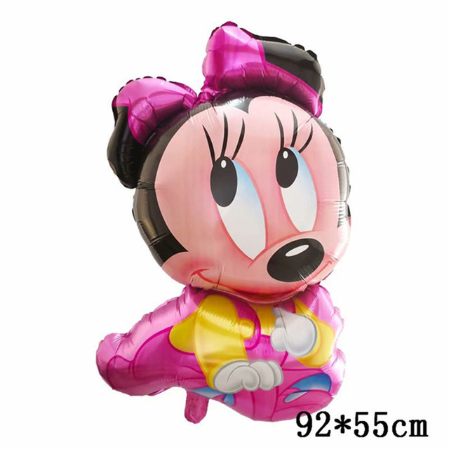 Dekoracja urodzinowa Disney Mickey Minnie Mouse z balonów foliowych - Baby Shower Party balony dziecięce zabawki Air Globos - Wianko - 7