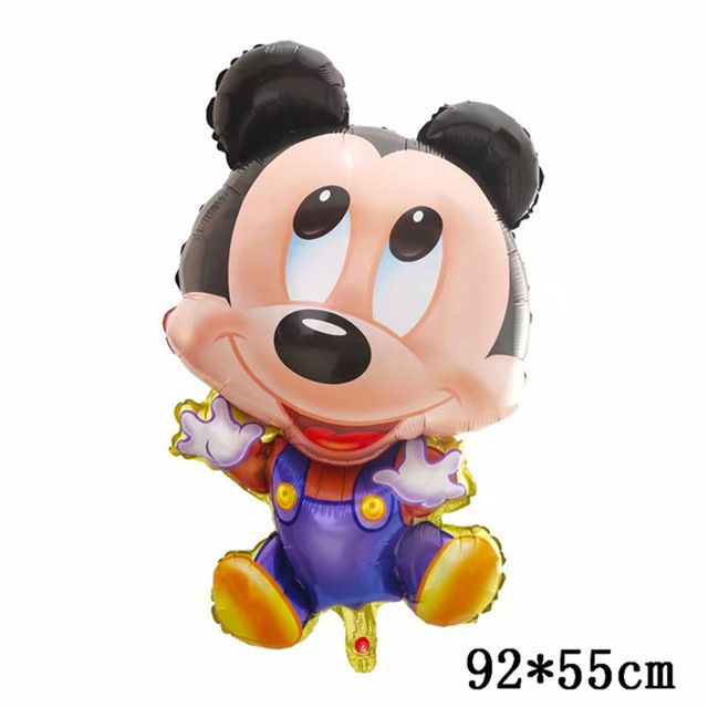 Dekoracja urodzinowa Disney Mickey Minnie Mouse z balonów foliowych - Baby Shower Party balony dziecięce zabawki Air Globos - Wianko - 6