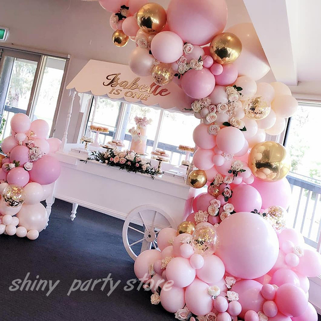 Balon lateksowy okrągły w matowym kształcie, kolor biały, różowy i niebieski, idealny do dekoracji na ślub, urodziny, przyjęcie - Wianko - 2