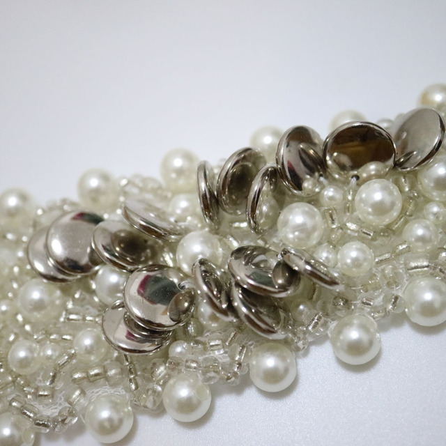 Perłowe naszywki DIY na odzież - modne aplikacje na hafty - Wianko - 2
