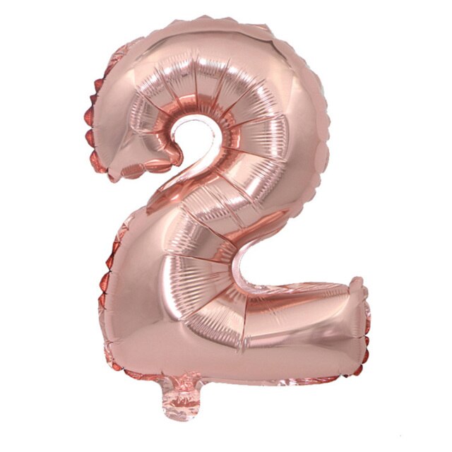 Duża folia balonów urodzinowych w kształcie cyfry 0-9 (32 Cal) - dekoracje na urodziny, wesela, Boże Narodzenie - Wianko - 8