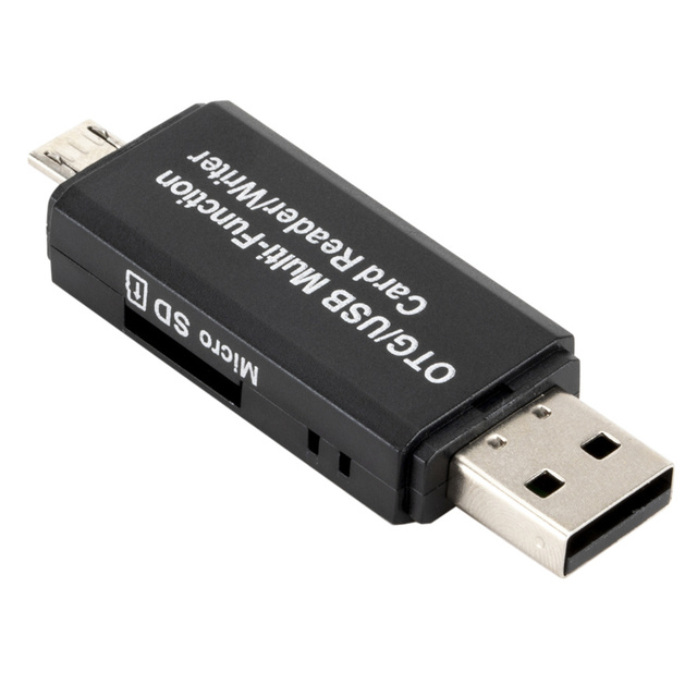 Czytnik kart 2 w 1 SDHC/SD/TF Micro USB OTG Adapter dla Macbook/Huawei/Xiaomi/Android PC - Wianko - 5