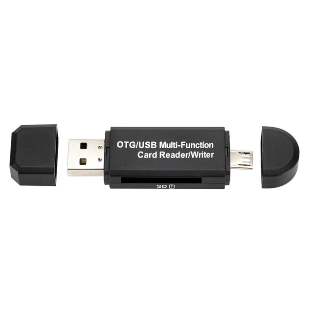 Czytnik kart 2 w 1 SDHC/SD/TF Micro USB OTG Adapter dla Macbook/Huawei/Xiaomi/Android PC - Wianko - 6