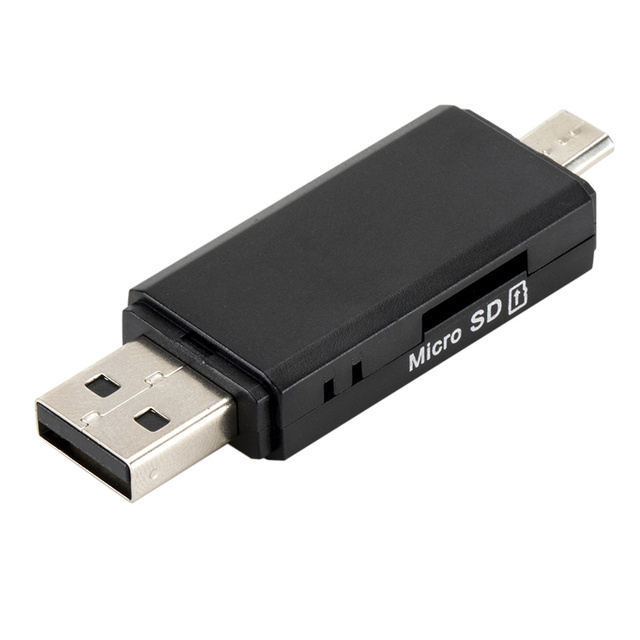 Czytnik kart 2 w 1 SDHC/SD/TF Micro USB OTG Adapter dla Macbook/Huawei/Xiaomi/Android PC - Wianko - 7