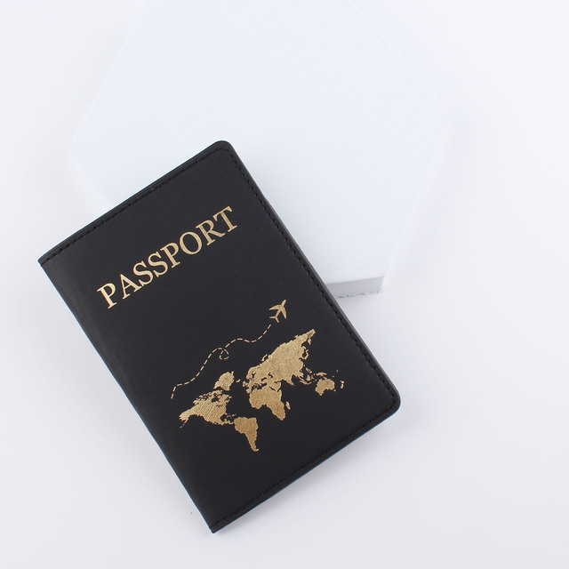 Etui na paszport z mapą świata - skórzany futerał podróżny z uchwytem na karty - Wianko - 10