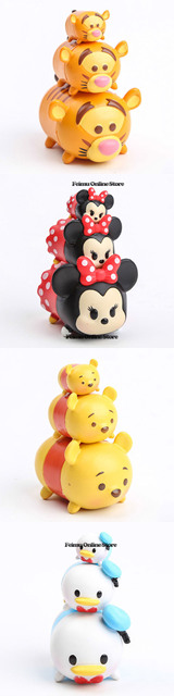 Figurka Disney Tsum Tsum Myszka Miki Minnie Kubuś Puchatek Ściegu Q - Model do Zbierania, Dekoracji Ciast i Zabawek (Akcja) - Wianko - 4