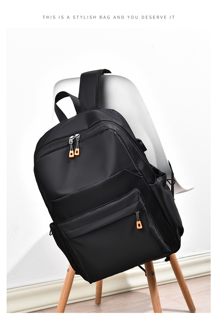 Plecak dla mężczyzn i kobiet 2021 na 14-calowy laptop, dużej pojemności, stylowy, wodoodporny - Wianko - 19