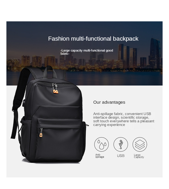 Plecak dla mężczyzn i kobiet 2021 na 14-calowy laptop, dużej pojemności, stylowy, wodoodporny - Wianko - 2