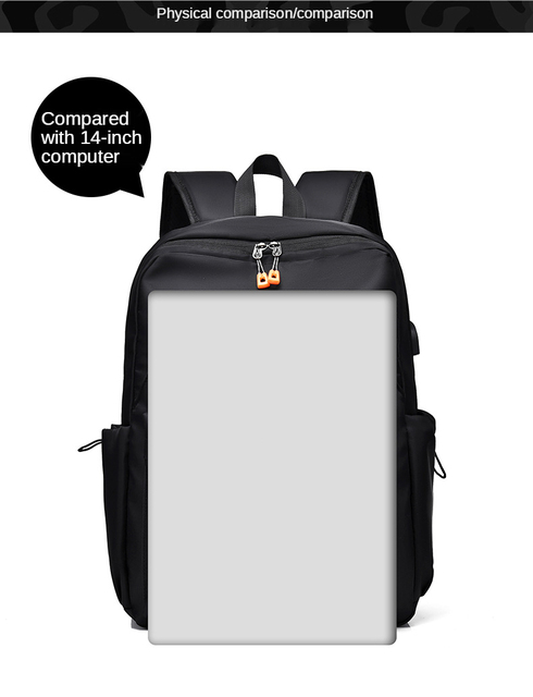 Plecak dla mężczyzn i kobiet 2021 na 14-calowy laptop, dużej pojemności, stylowy, wodoodporny - Wianko - 9