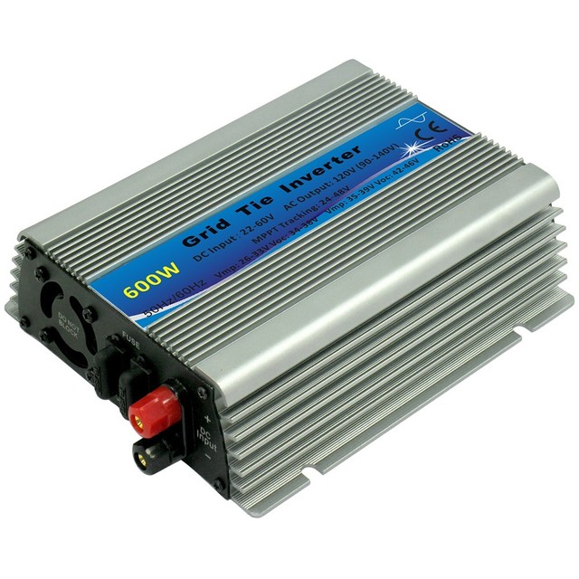 Falownik solarny MPPT 600W, czysta fala sinusoidalna, 10.5-28V lub 22-60VDC do 110V lub 230VAC - Wianko - 3
