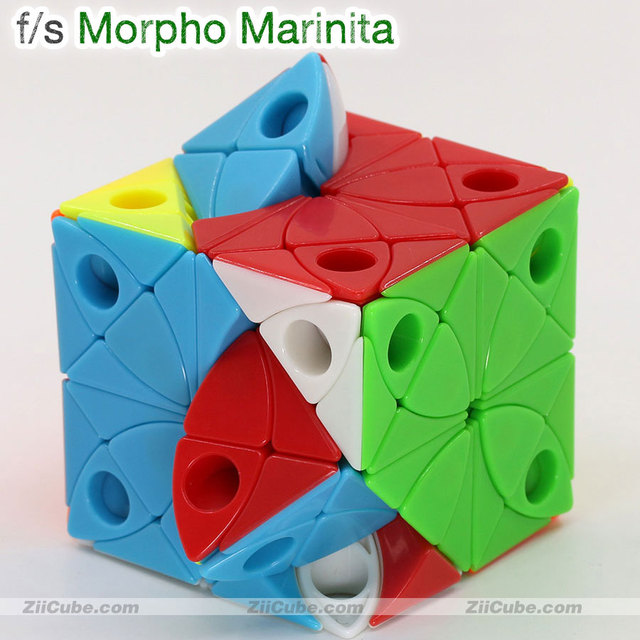 Magiczna kostka łamigłówka limCube Morpho Aureola Morphidae Marinita Helena Deidamia - skośne edukacyjne twist zabawki puzzle - Wianko - 10