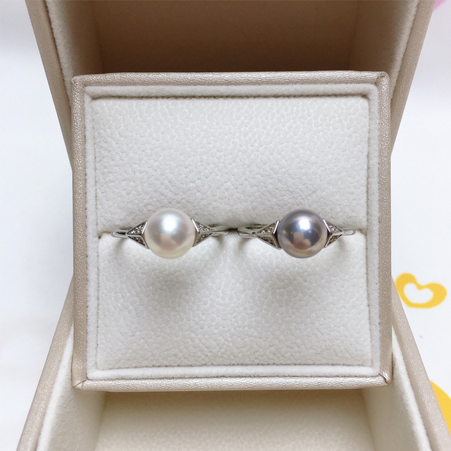 Pierścionek z perłą 925 srebro zaręczyny, naturalna perła, moda damski pierścionek - Wianko - 1