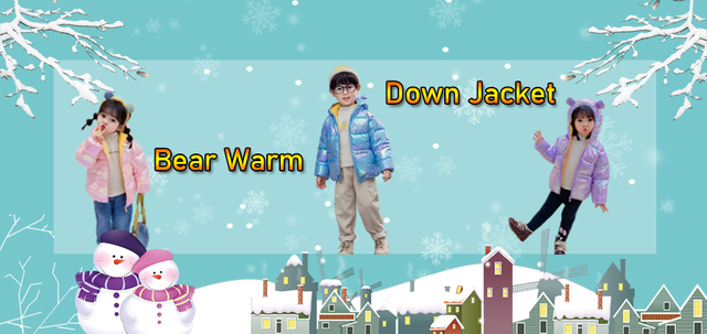 Kurtka zimowa dla chłopców - puchowa, z kapturem, w zestawie ze spodniami - Wianko - 1