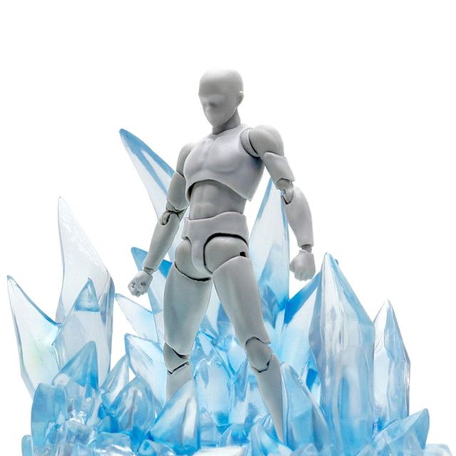 Nowość 2020: Model ewolucji Ice & Energy Aura Blade Burst - dekoracja lodowa do modeli akcji i figur zabawkowych w skali ogólnej - Wianko - 6