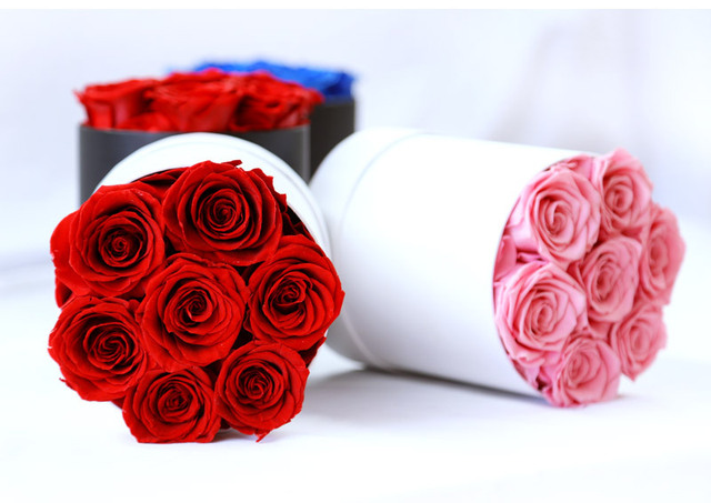 Długotrwałe czerwone róże w pudełku – idealne prezenty walentynkowe, urodzinowe, świąteczne - Wianko - 15