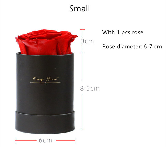 Długotrwałe czerwone róże w pudełku – idealne prezenty walentynkowe, urodzinowe, świąteczne - Wianko - 5