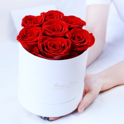 Długotrwałe czerwone róże w pudełku – idealne prezenty walentynkowe, urodzinowe, świąteczne - Wianko - 9
