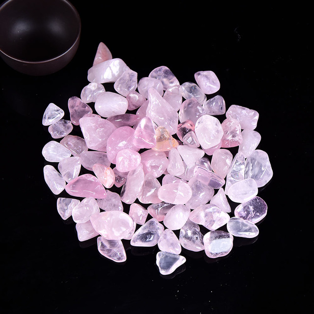 Kryształowy żwir Rose Quartz/Ametyst 50g/100g - dekoracja do domu, akwarium, uzdrawiająca energia kamienia mineralnego - Wianko - 10