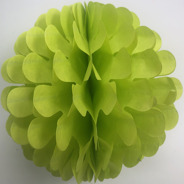 10 sztuk Papierowych Pomponów Wiszących Honeycombs - Dekoracyjne Kule z Kwiatów - Latarnie Ślubne - Wianko - 12