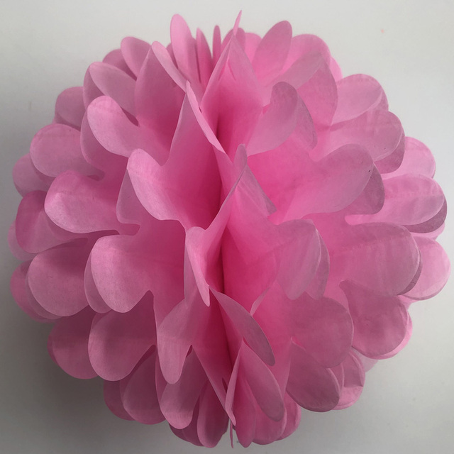 10 sztuk Papierowych Pomponów Wiszących Honeycombs - Dekoracyjne Kule z Kwiatów - Latarnie Ślubne - Wianko - 8