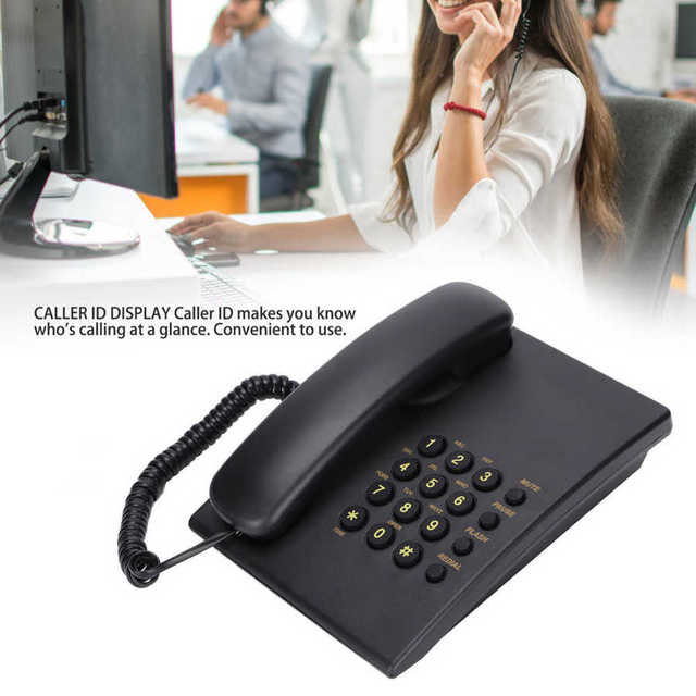 Pulpitowy telefon przewodowy KX-T435 z regulacją głośności i identyfikacją dzwoniącego - UK - Wianko - 3