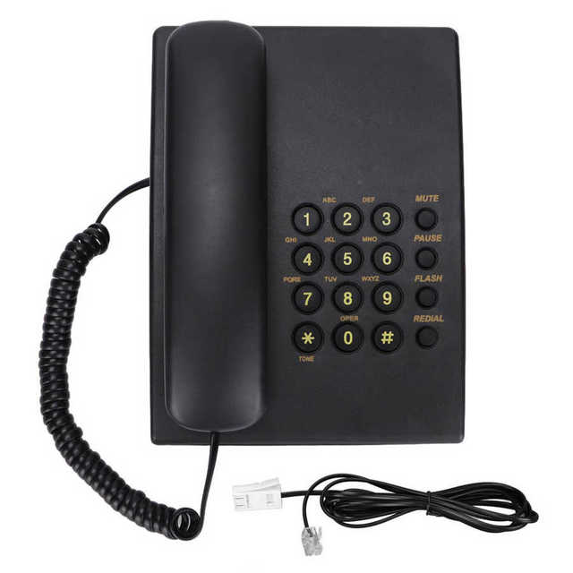 Pulpitowy telefon przewodowy KX-T435 z regulacją głośności i identyfikacją dzwoniącego - UK - Wianko - 7