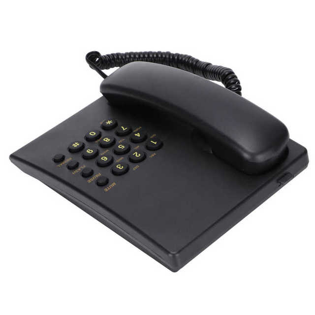 Pulpitowy telefon przewodowy KX-T435 z regulacją głośności i identyfikacją dzwoniącego - UK - Wianko - 5