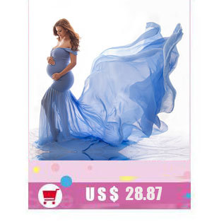 Elegancka, bezramienna sukienka ciążowa z dekoltem Sexy V - fotografia ciążowa, imprezowa sukienka ciążowa Maxi - Wianko - 14
