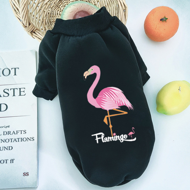 Bluza z kapturem dla psów - Żyrafa słoń Flamingo - ubrania dla psów w nowoczesnym stylu - Wianko - 19