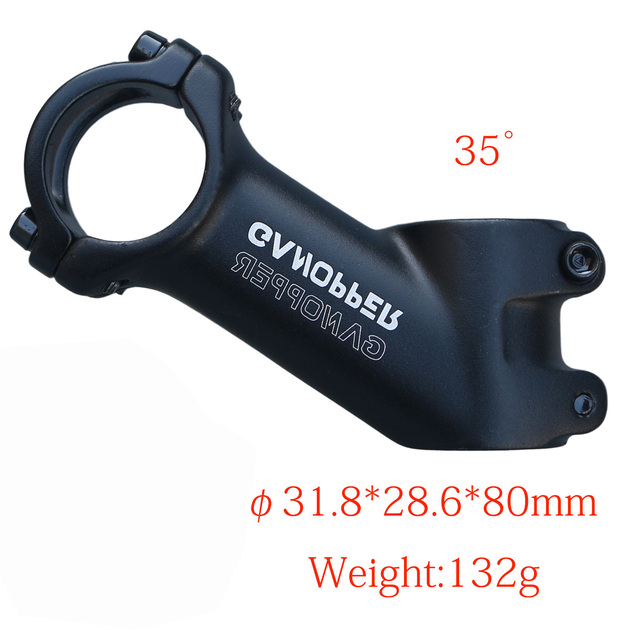 Mostek rowerowy MTB Riser 31.8mm 60/70/80/90/100/110mm z uchwytem Shim - 25-35 stopni kierownica rowerowa górska - Wianko - 12