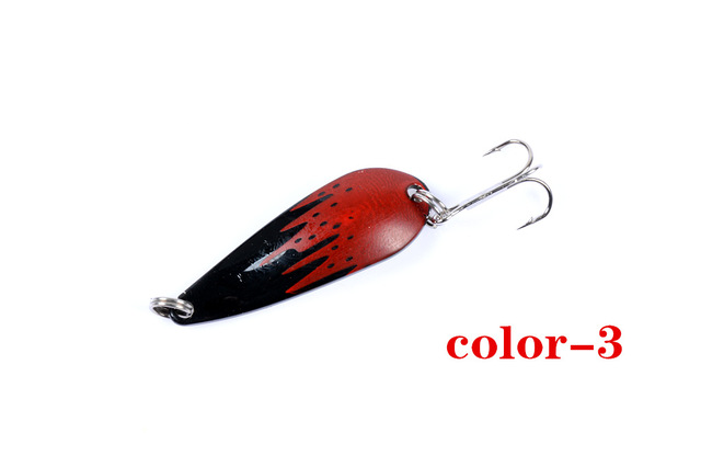 Łyżka na pstrąga przynęty Spinner Bait 4.2cm/5.7g - sztuczna woblerowa przynęta z cekinami i twardym VIB - do połowu karpia - Wianko - 22