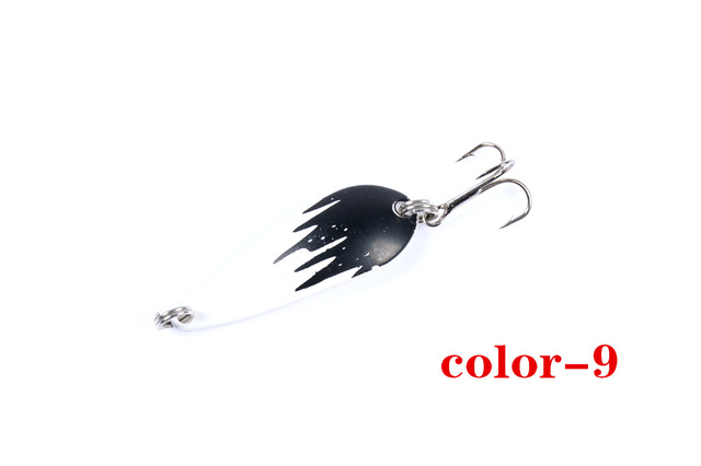 Łyżka na pstrąga przynęty Spinner Bait 4.2cm/5.7g - sztuczna woblerowa przynęta z cekinami i twardym VIB - do połowu karpia - Wianko - 28