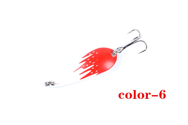 Łyżka na pstrąga przynęty Spinner Bait 4.2cm/5.7g - sztuczna woblerowa przynęta z cekinami i twardym VIB - do połowu karpia - Wianko - 25