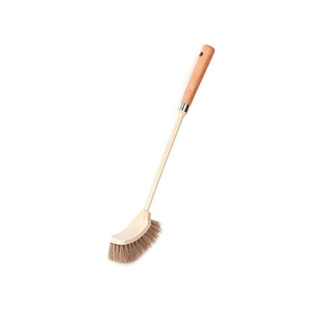 Długie drewniane szczotki do WC z uchwytem – idealne narzędzie do czyszczenia łazienki i kuchni - Wianko - 30
