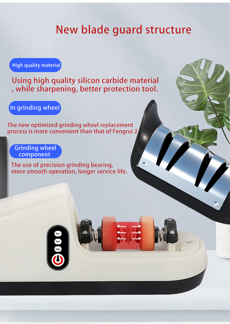 Elektryczna ostrzałka do noży domowych zasilana przez USB - Wianko - 9