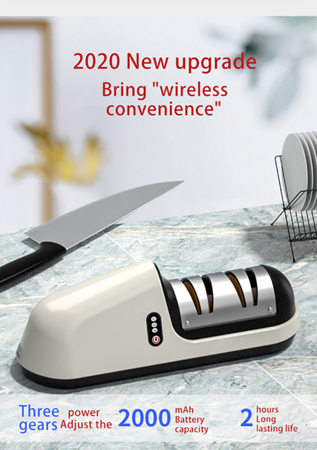 Elektryczna ostrzałka do noży domowych zasilana przez USB - Wianko - 4