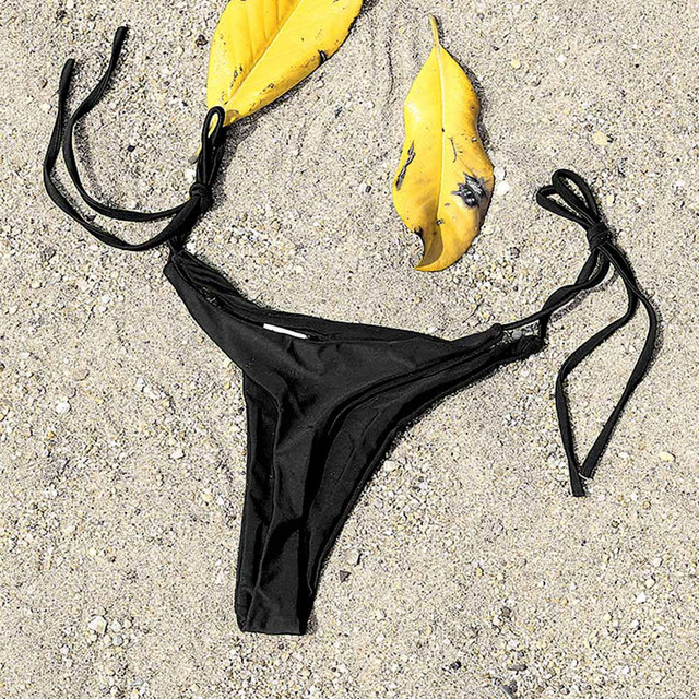 Kostium kąpielowy dla kobiet 2019 - brazylijski dół od bikini z bezczelnym sznurem bocznym i stringami - Wianko - 18